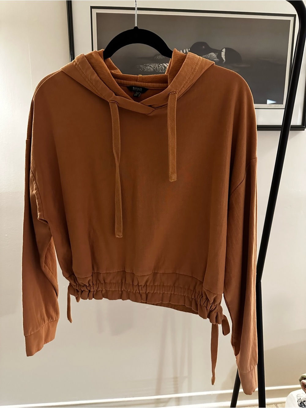 Buffalo Drawstring Hem Hoodie